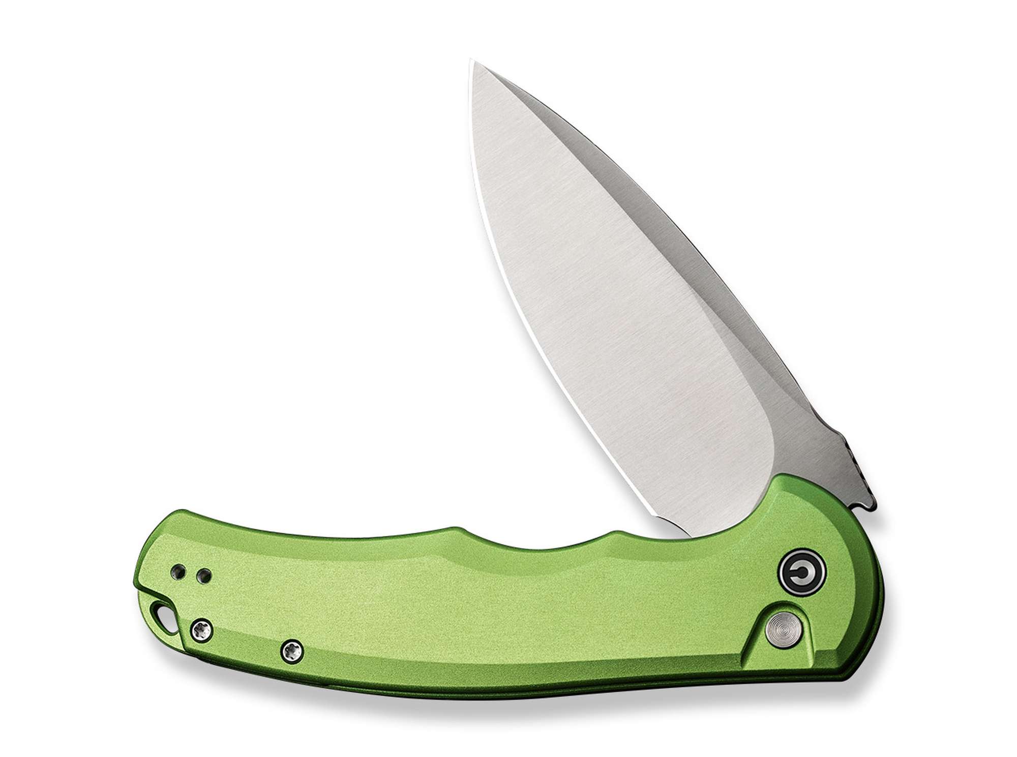 Briceag Button Lock Praxis Aluminum Green CIVIVI- Lama Nitro-V, Maner Aluminiu Verde