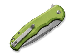 Briceag Button Lock Praxis Aluminum Green CIVIVI- Lama Nitro-V, Maner Aluminiu Verde