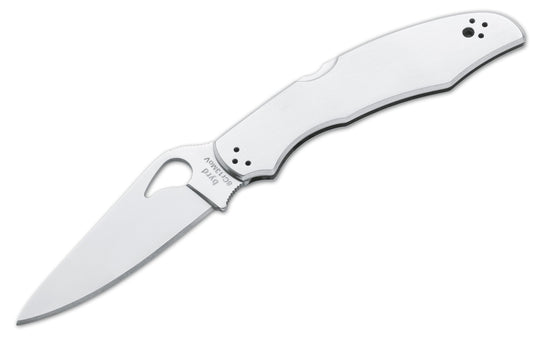 Briceag Byrd Cara Cara Silver Spyderco, Inc.- Design Exotic, Lama Neteada