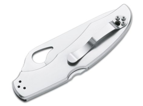 Briceag Byrd Cara Cara Silver Spyderco, Inc.- Design Exotic, Lama Neteada