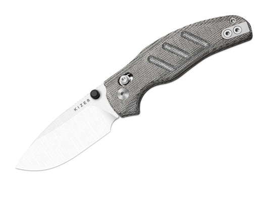 Briceag C01C 2.9 CD Elmax Black Norplex UltreX Micarta Kizer- ELMAX, Micarta
