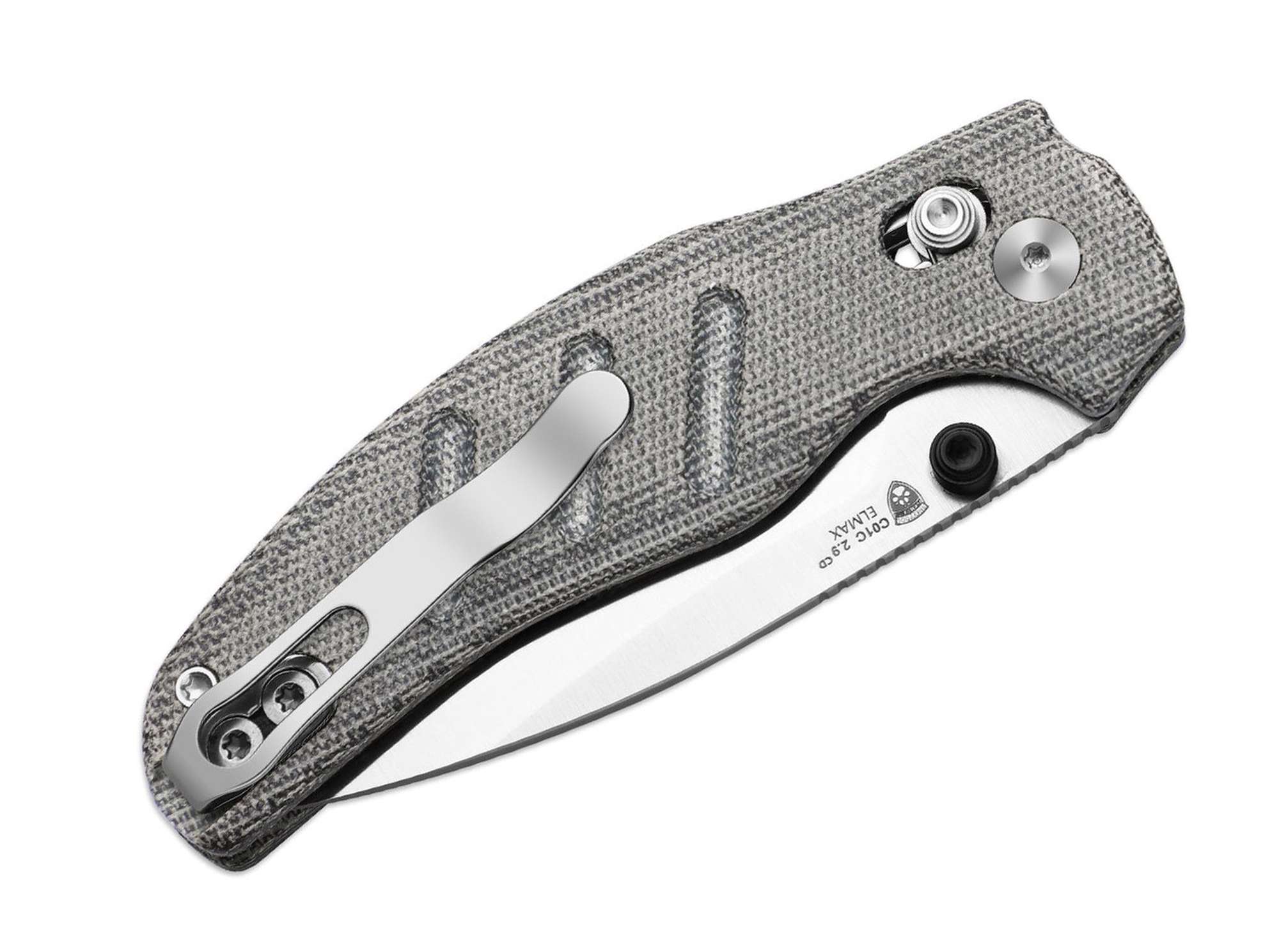 Briceag C01C 2.9 CD Elmax Black Norplex UltreX Micarta Kizer- ELMAX, Micarta