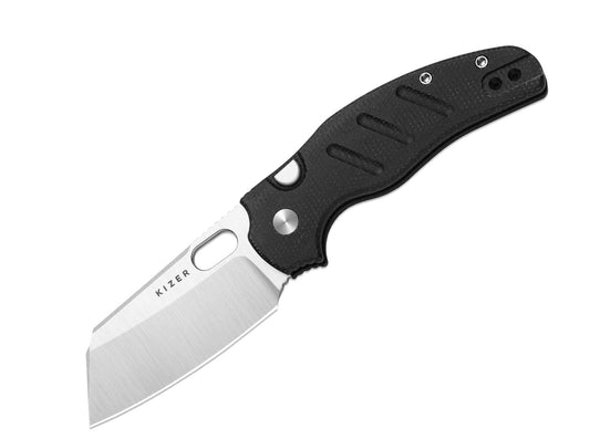 Briceag C01C 2.9 CD Nitro-V Black Micarta Kizer- Lama Nitro-V, Maner Micarta