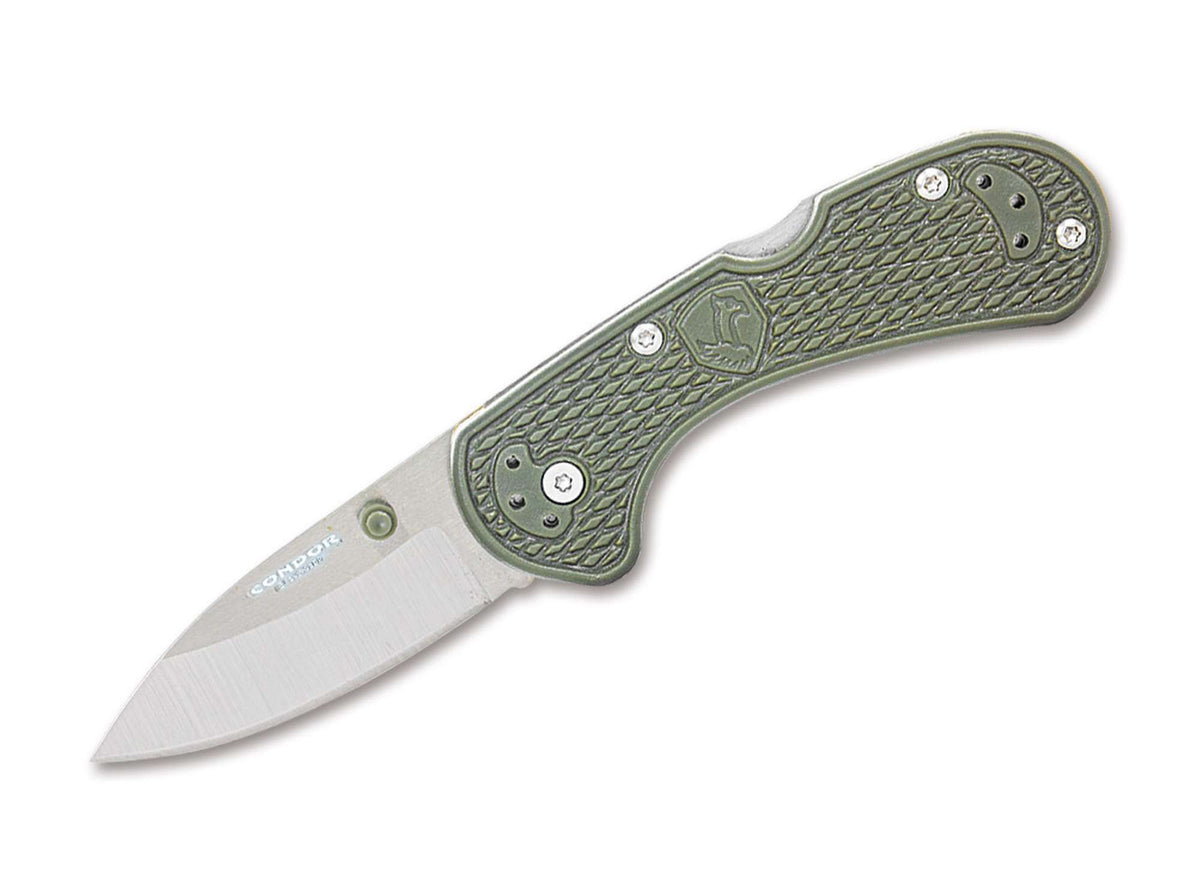 Briceag Cadejo Drop Point Folder Army Green Condor- Maner Zytel Army Green, Lama Drop Point