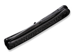 Briceag Caetus CF Damascus CIVIVI- Lama Damasc, Maner Fibra de Carbon