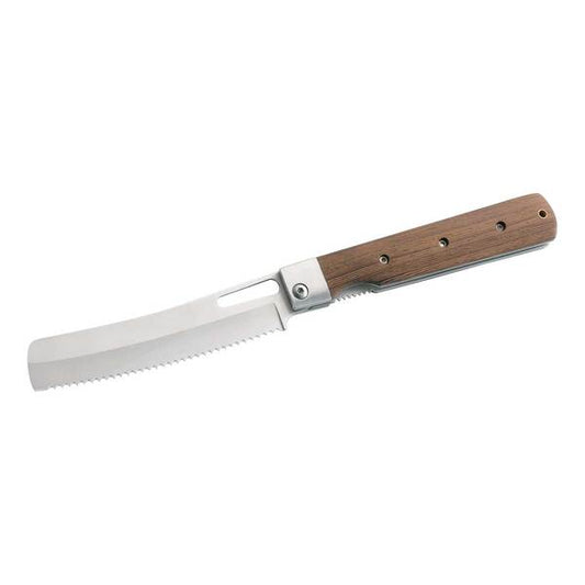 Briceag Camping Herbertz cu Dinți de Fierăstrău - 440 A, Linerlock, Mâner Tagayasan