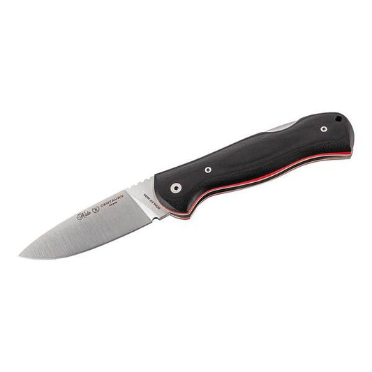 Briceag CENTAURO Negru Nieto - Oțel N695, Mâner G-10, Backlock