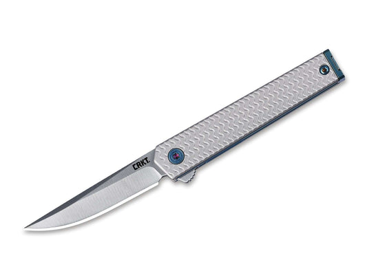 Briceag CEO Microflipper Droppoint CRKT- Design Ultra-subtire, Lama Droppoint