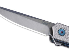 Briceag CEO Microflipper Droppoint CRKT- Design Ultra-subtire, Lama Droppoint
