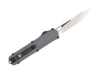 Briceag OTF Chameleon CobraTec Gri – Lamă M390 de 8,3 cm, Mâner Aluminiu - poza 2
