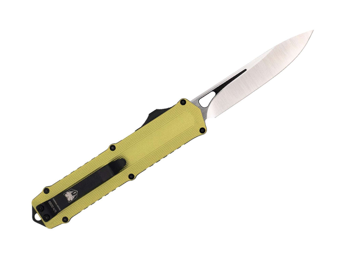 Briceag Chameleon CobraTec Oliv – Lamă 8,3 cm Oțel M390, Maner Aluminiu - poza 2