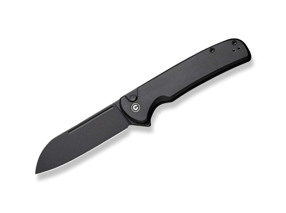 Briceag Chevalier II Aluminum All Black CIVIVI- Utilizare EDC, Lama Sheepfoot
