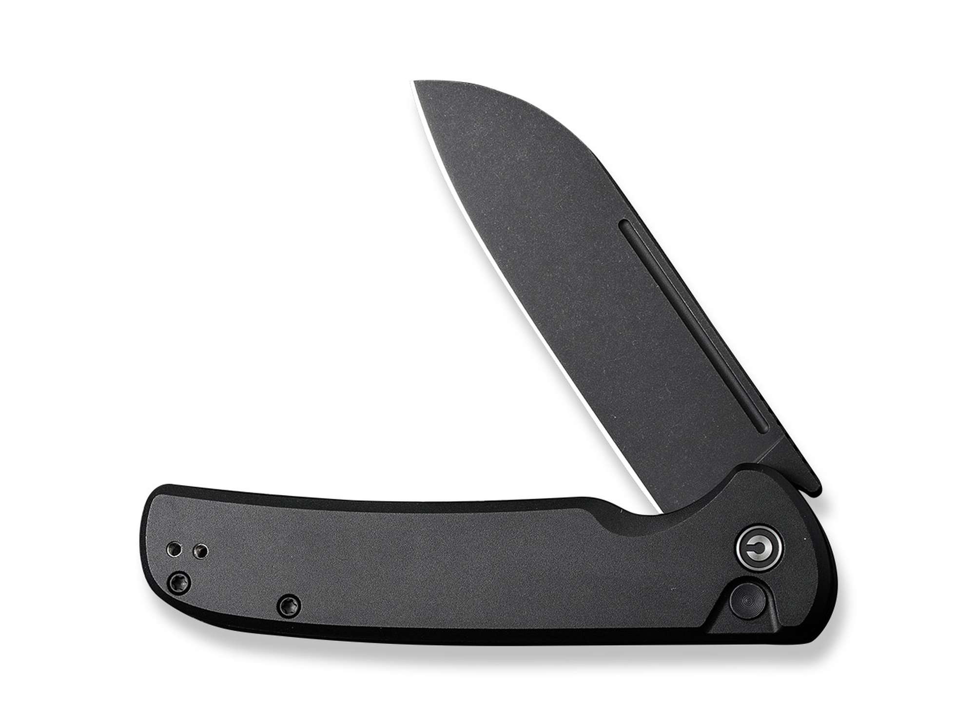 Briceag Chevalier II Aluminum All Black CIVIVI- Utilizare EDC, Lama Sheepfoot