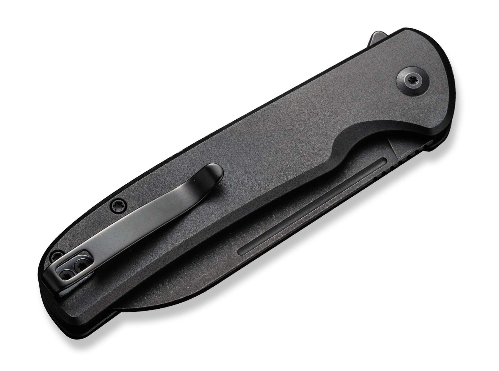 Briceag Chevalier II Aluminum All Black CIVIVI- Utilizare EDC, Lama Sheepfoot