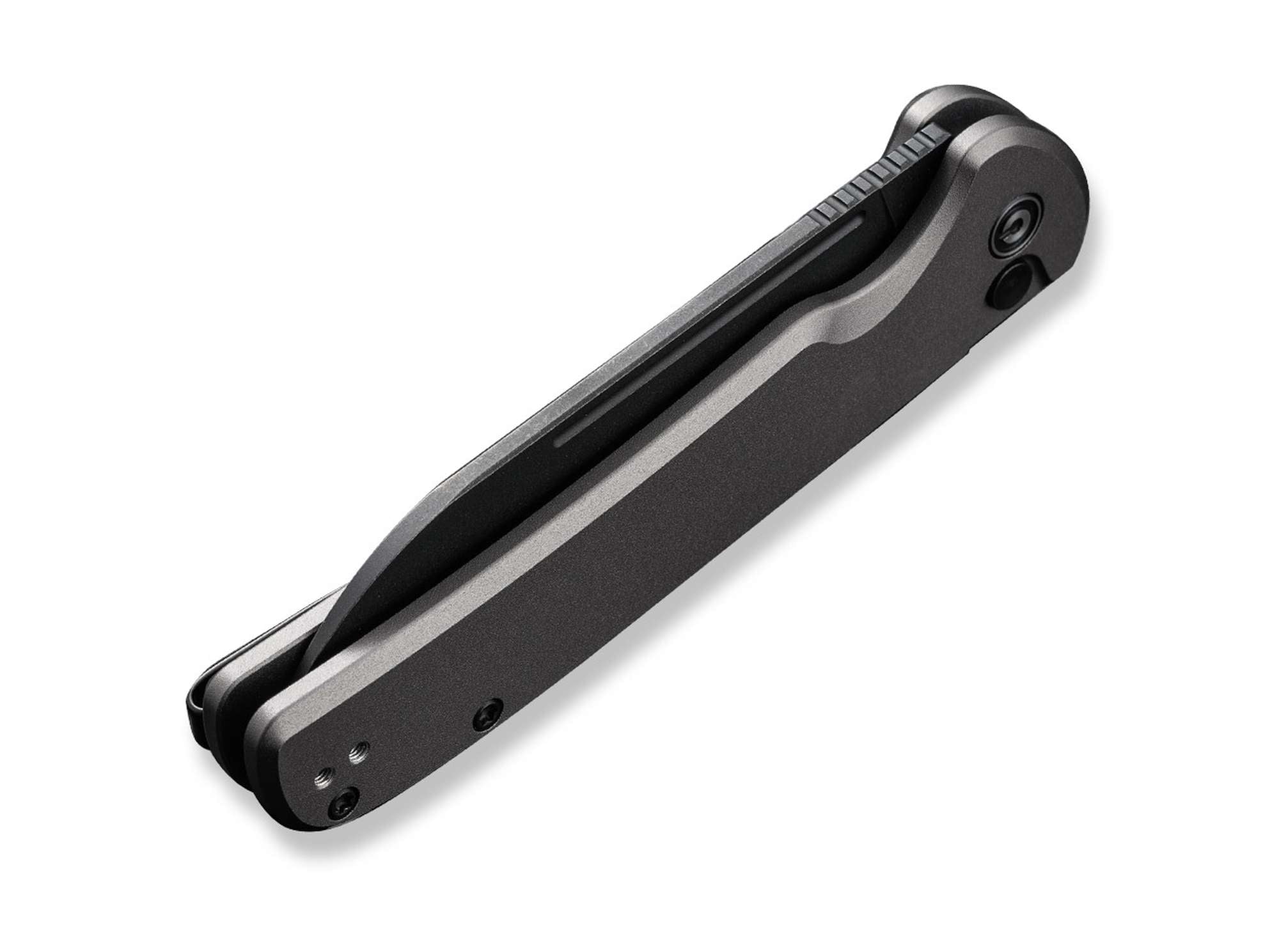 Briceag Chevalier II Aluminum Grey CIVIVI- Lama, Blocare Button Lock