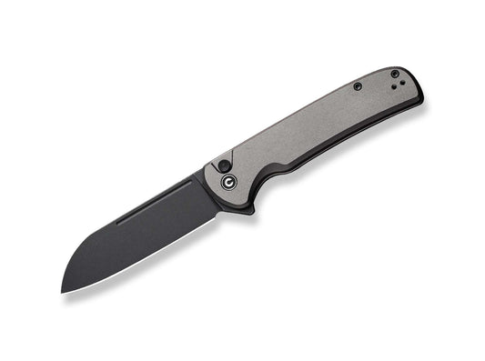 Briceag Chevalier II Aluminum Grey CIVIVI- Lama, Blocare Button Lock