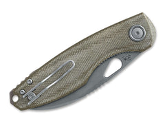 Briceag Chilin Micarta OD Green Fox Knives- Lama M398, Design Voxnaes