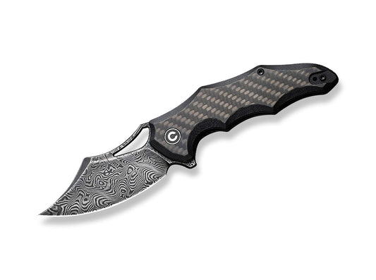 Briceag Chiro CF G10 Damascus CIVIVI- Lama Damasc, Maner G10