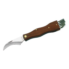 Briceag Ciuperci Herbertz - Inox 420, Mâner Lemn, Pliabil