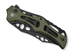 Briceag CIVIVI Biophase Nitro-V Black Aluminum G10 Green – Cuțit EDC Modern, Ușor și Extrem de Rapid