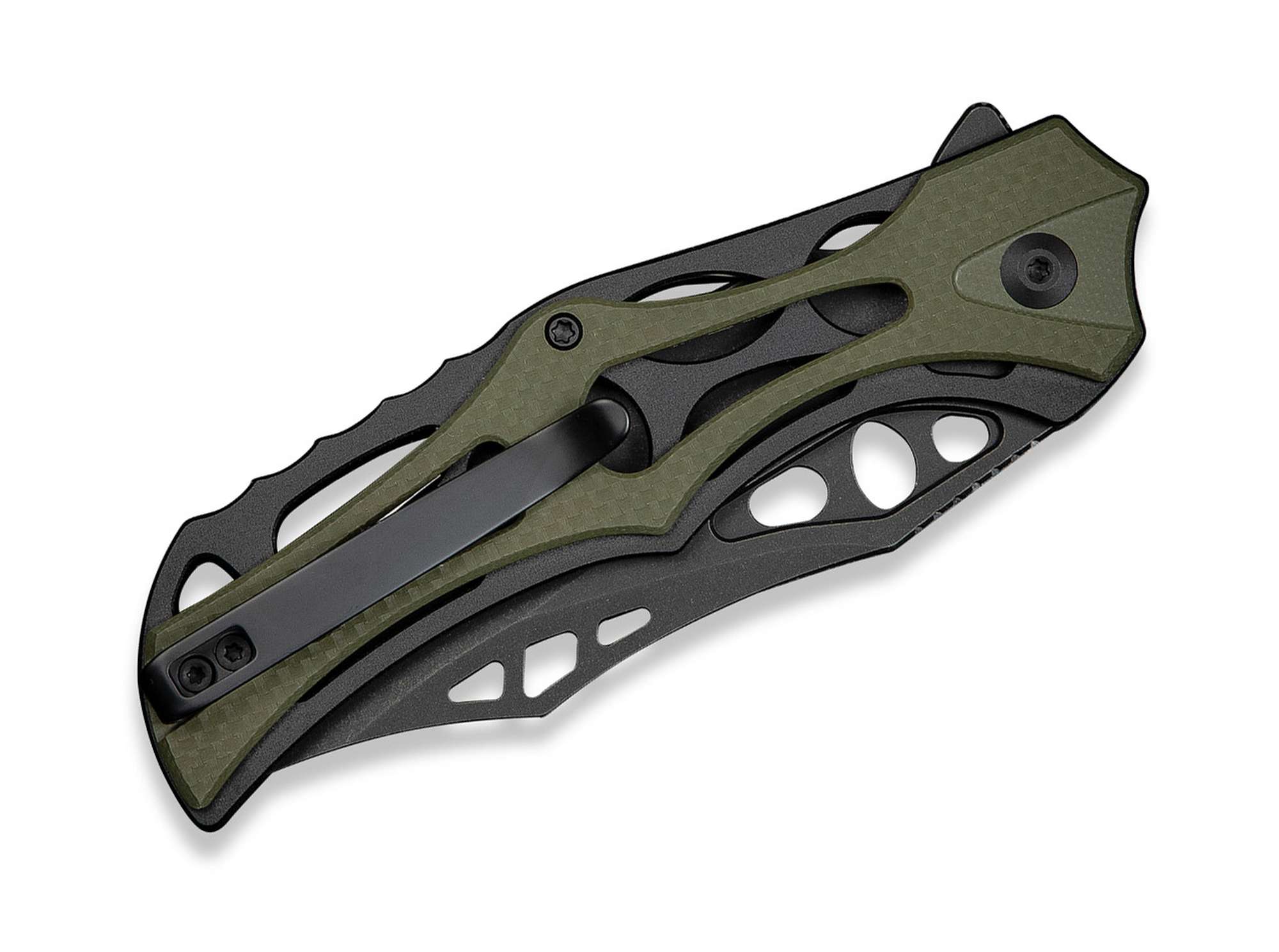 Briceag CIVIVI Biophase Nitro-V Black Aluminum G10 Green – Cuțit EDC Modern, Ușor și Extrem de Rapid