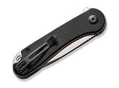 Briceag CIVIVI Elementum Black – Cuțit EDC Clasic, Echilibrat și Extrem de Popular
