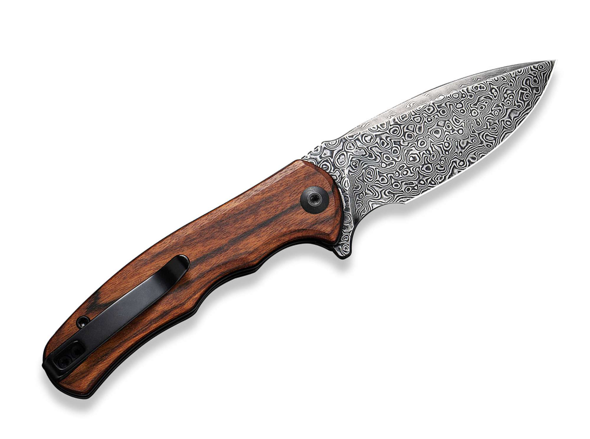 Briceag CIVIVI Mini Praxis Guibourtia Damascus – Cuțit EDC Elegant, Premium și Extrem de Atractiv