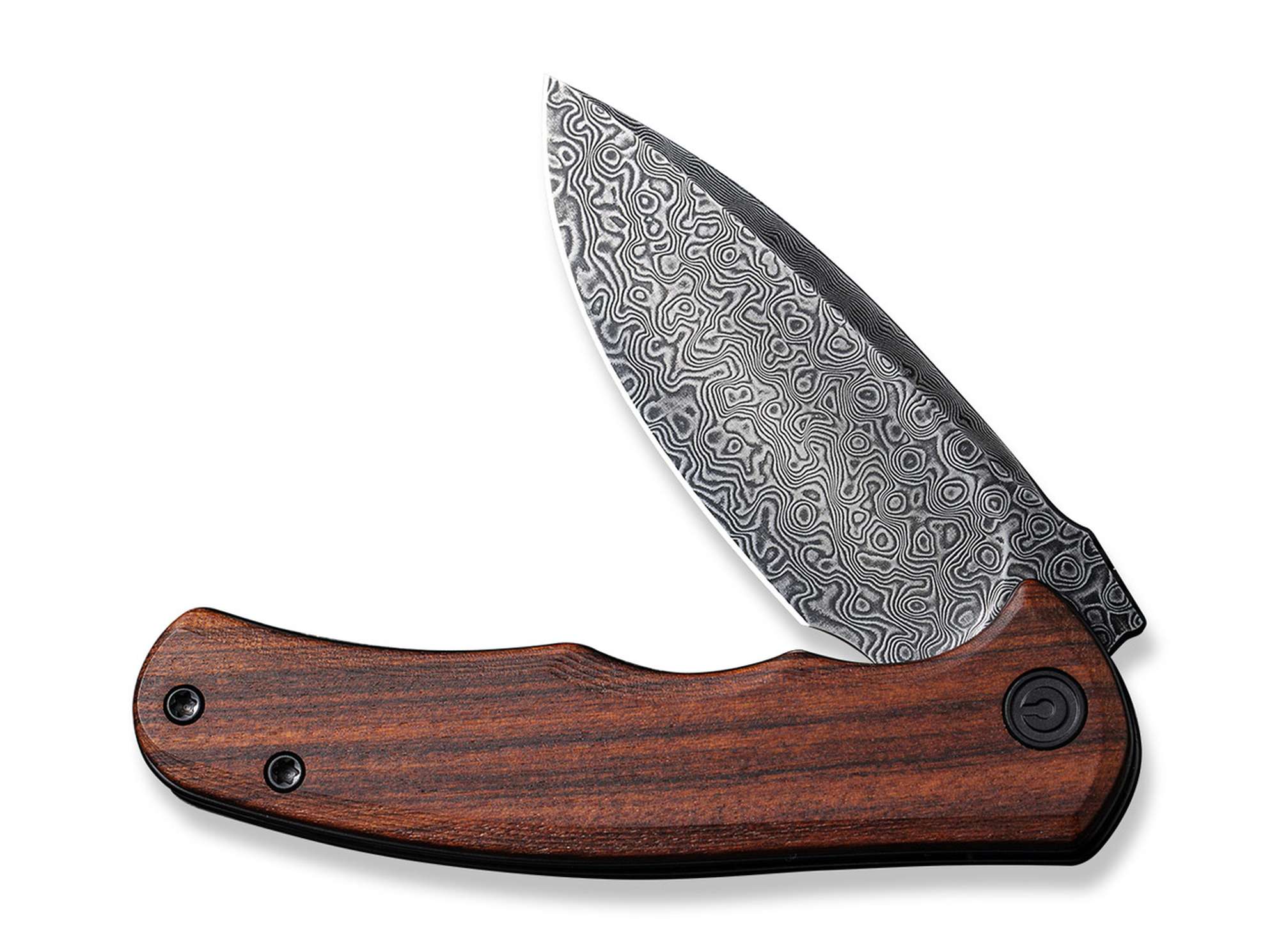 Briceag CIVIVI Mini Praxis Guibourtia Damascus – Cuțit EDC Elegant, Premium și Extrem de Atractiv