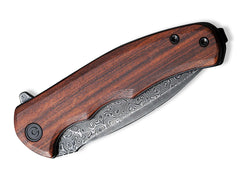 Briceag CIVIVI Mini Praxis Guibourtia Damascus – Cuțit EDC Elegant, Premium și Extrem de Atractiv