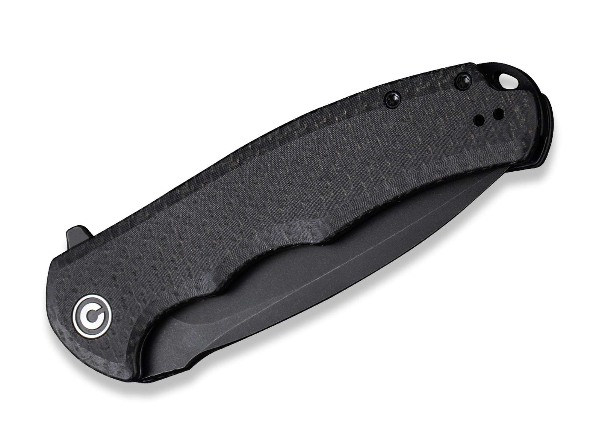 Briceag CIVIVI Praxis Micarta All Black – Cuțit EDC Robust, Elegant și Extrem de Versatil