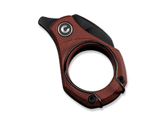 Briceag CIVIVI Pyrus 14C28N G10 Burgundy – Cuțit EDC Ultra Compact, Elegant și Discret