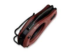 Briceag CIVIVI Pyrus 14C28N G10 Burgundy – Cuțit EDC Ultra Compact, Elegant și Discret