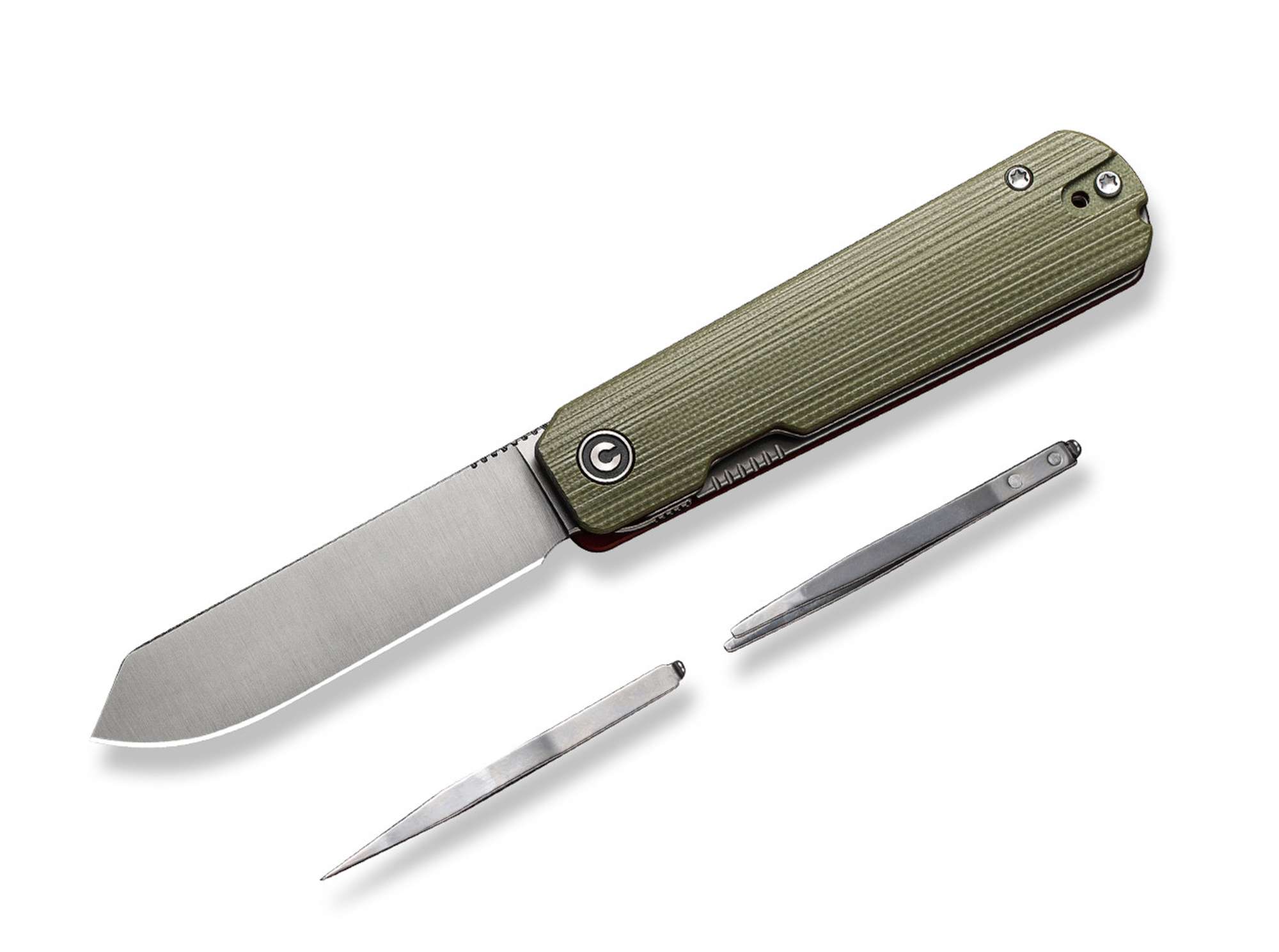 Briceag CIVIVI Sendy G10 Green – Cuțit EDC Compact, Ușor și Eficient