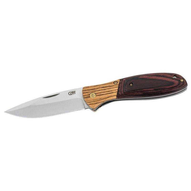 Briceag CJH Taschenmesser Herbertz - Oțel 420, Mâner Zebrano/Pakkaholz