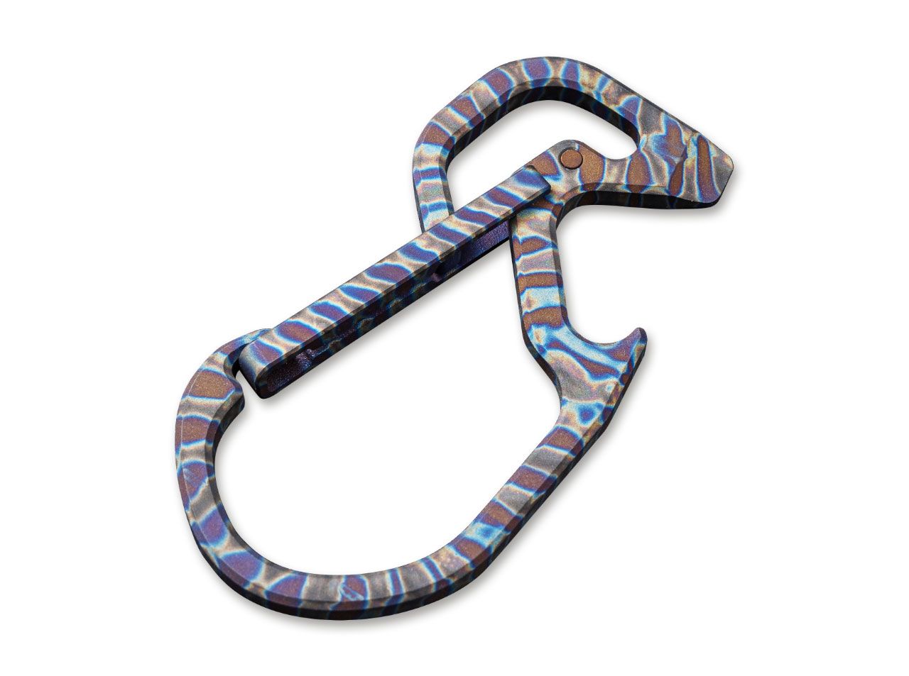 Briceag Click Flamed Titanium CIVIVI- Multifunctional, Titan Flamat