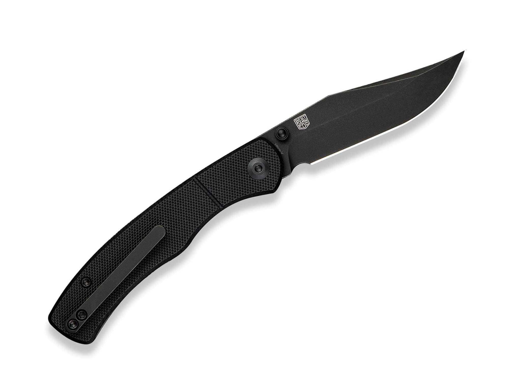 Briceag Clingman Nitro-V G10 All Black CIVIVI- Lama Nitro-V, Maner G10