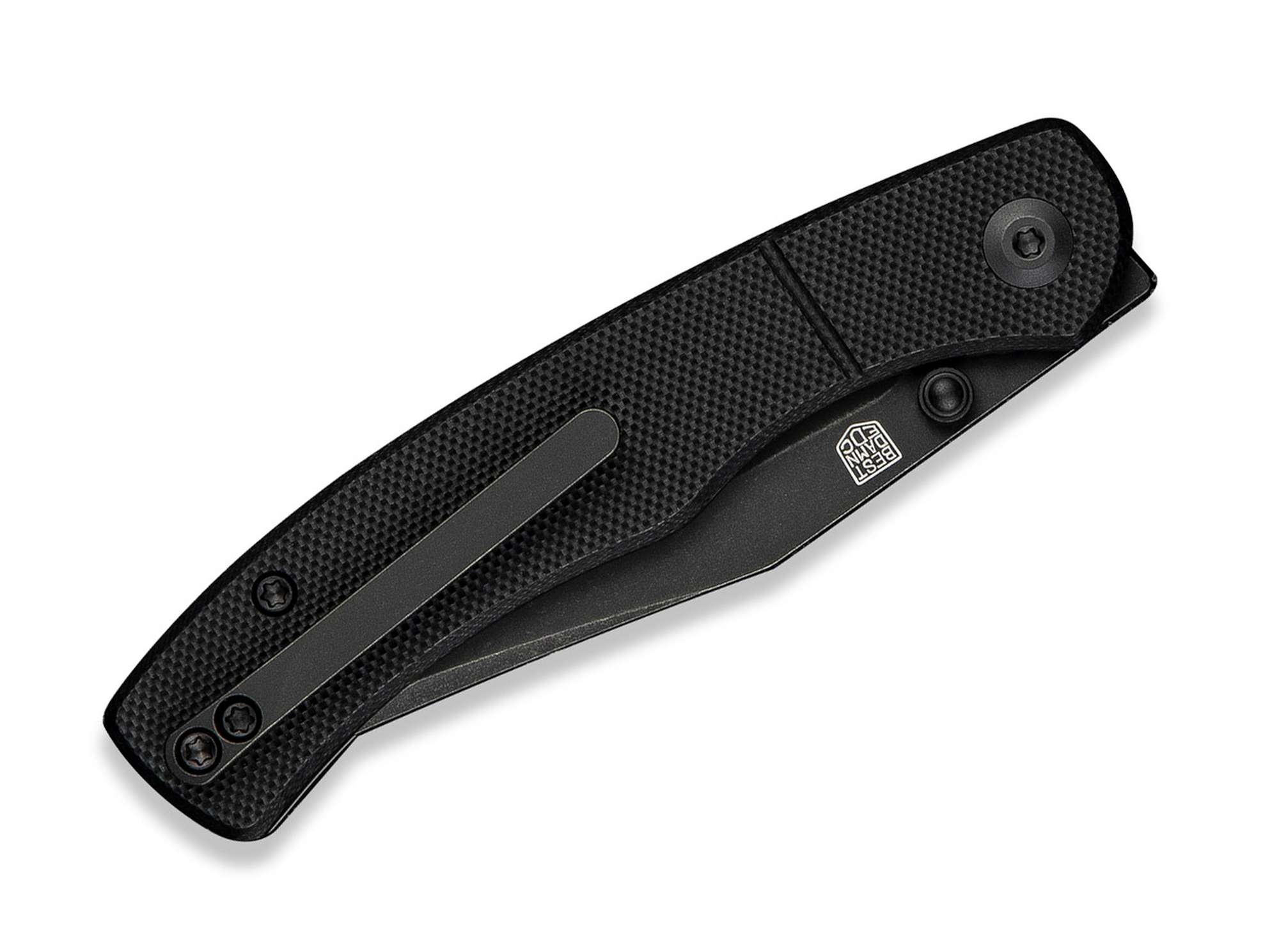 Briceag Clingman Nitro-V G10 All Black CIVIVI- Lama Nitro-V, Maner G10
