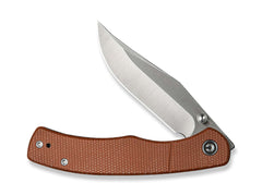 Briceag Clingman Nitro-V Micarta Brown CIVIVI- Lama Nitro-V, Maner Micarta Ergonomic