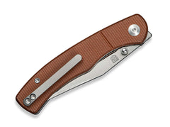 Briceag Clingman Nitro-V Micarta Brown CIVIVI- Lama Nitro-V, Maner Micarta Ergonomic