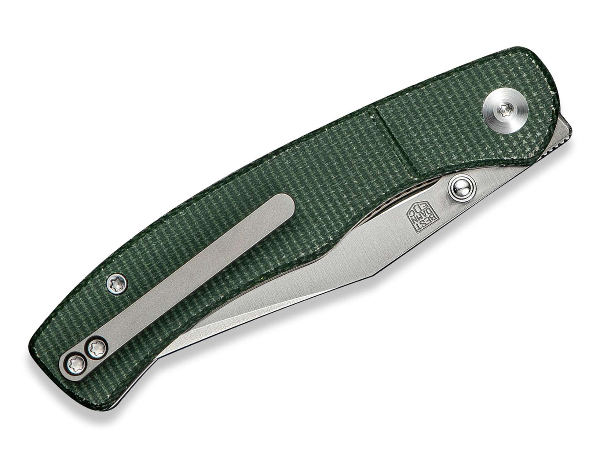 Briceag Clingman Nitro-V Micarta Green CIVIVI- Lama Nitro-V, Maner Micarta Verde