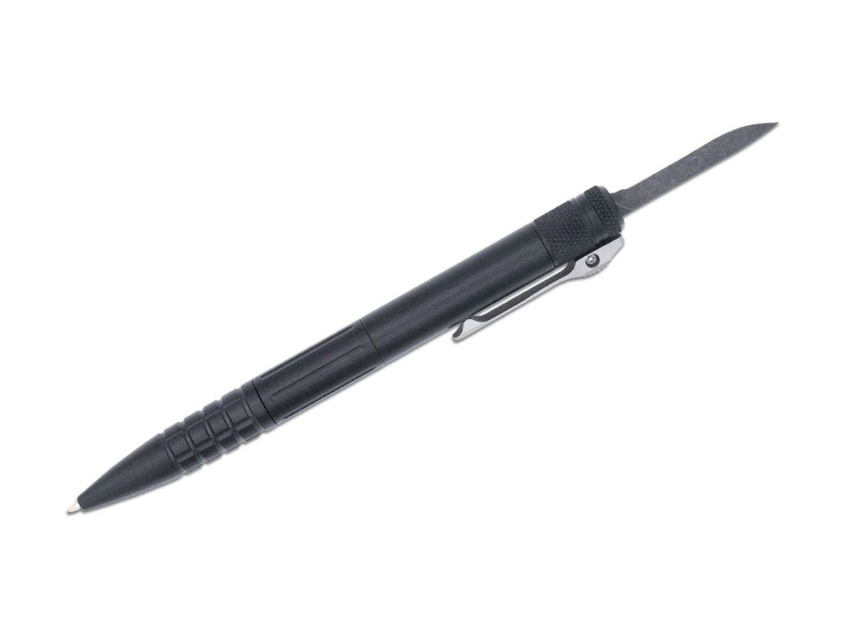 Briceag CNC OTF Pen Gen II Black CobraTec- Stilou Functional, Lama OTF D2