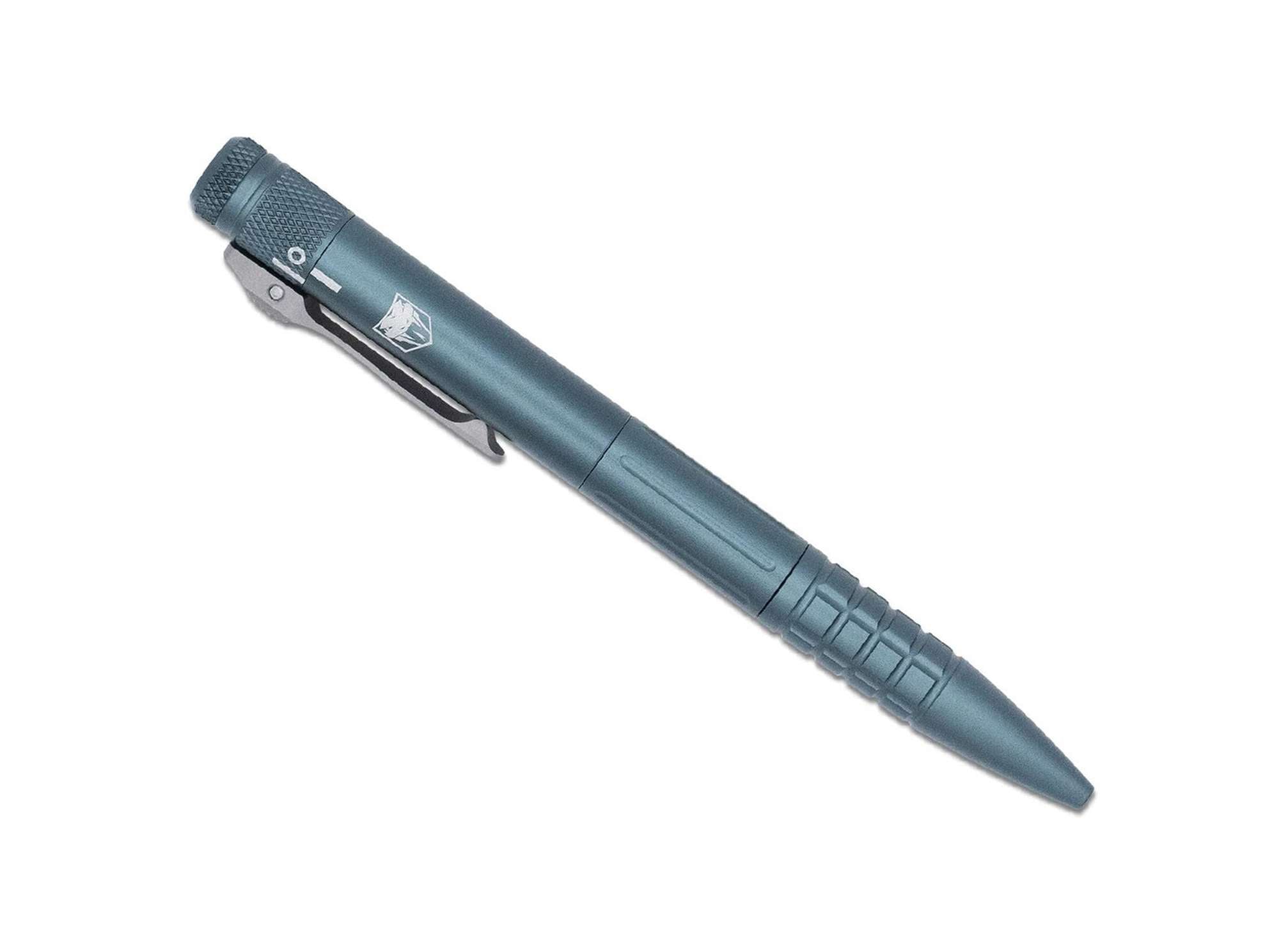 Briceag CNC OTF Pen Gen II Grey CobraTec- Functionalitate 2-in-1, Constructie Aluminiu CNC