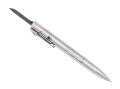 Briceag CNC OTF Pen Gen II Titanium CobraTec- Lamă OTF Ascunsă, Corp Titan CNC