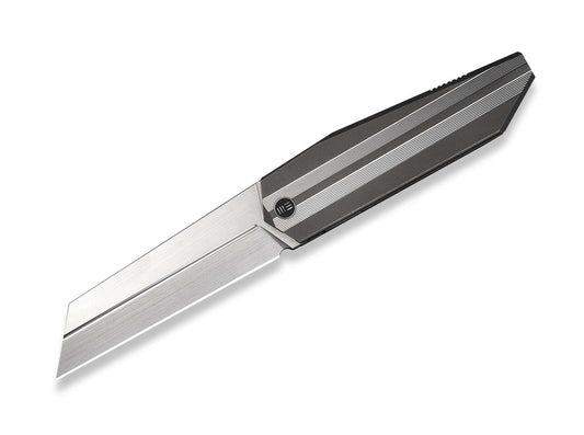 Briceag Collinear M390 Gray & Satin Ti WE Knife- Lama M390, Maner Titan