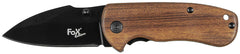 Briceag "Compact" Einhand Holzeinlage FoxOutdoor - Lama 3Cr13, Lungime 15cm