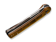Briceag Conspirator Button Lock Ultem Amber CIVIVI- Lama Nitro-V, Utilizare EDC