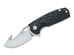 Briceag Core Hunter Becut Black FRN Fox Knives- Lama Becut cu cârlig, Mâner FRN Texturat