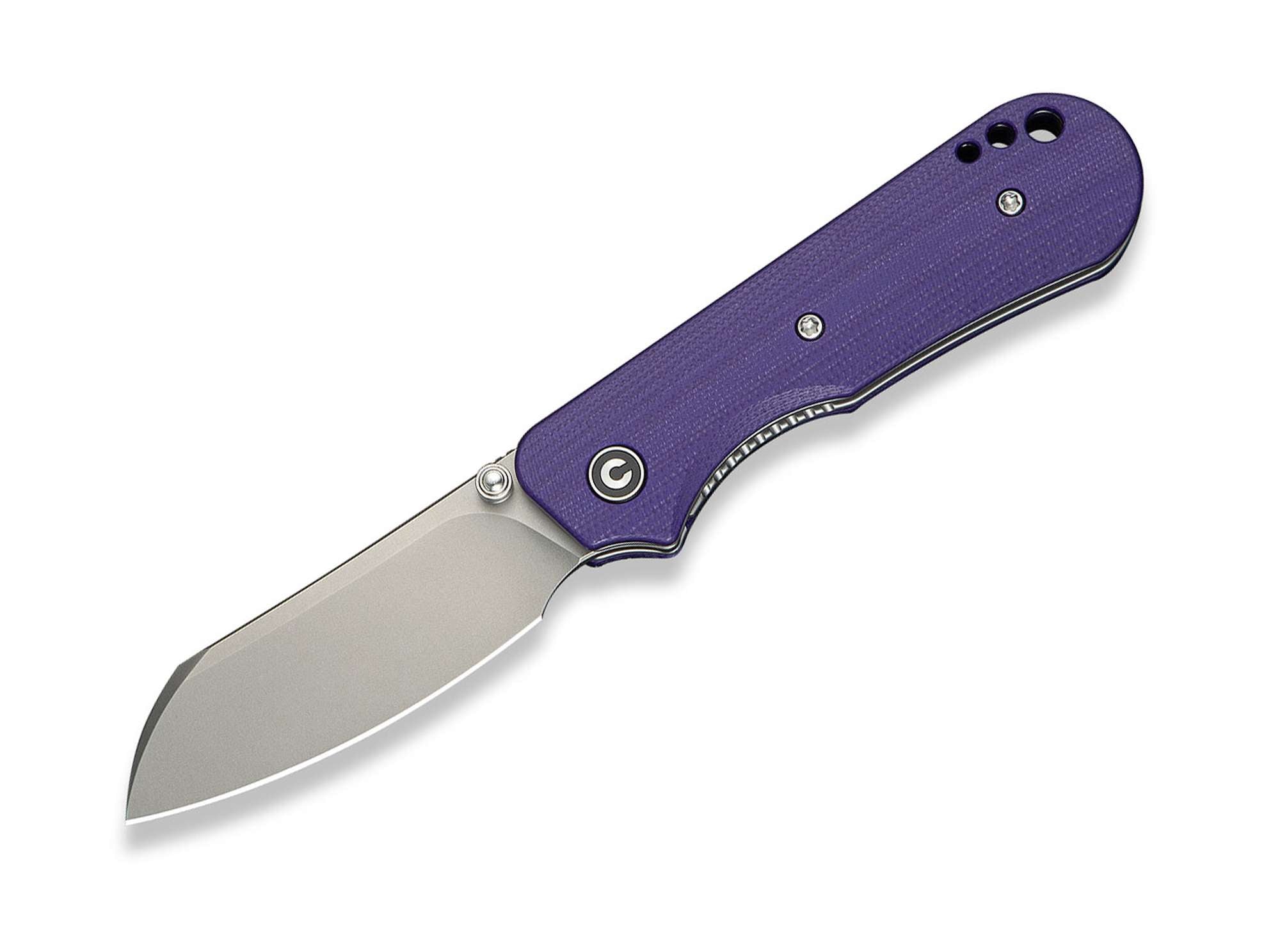 Briceag Crabby Crabby Purple G10 CIVIVI- Utilizare EDC, Lama cu Rulmenti