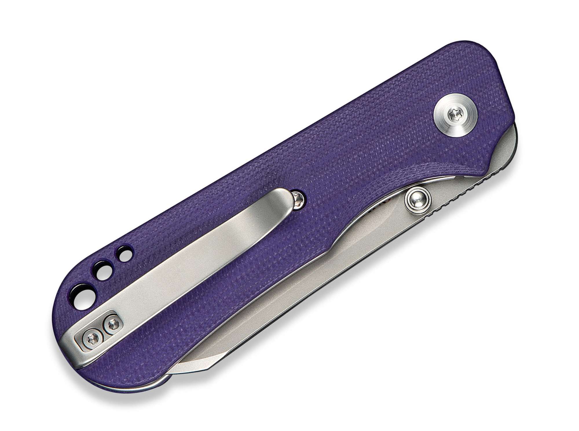 Briceag Crabby Crabby Purple G10 CIVIVI- Utilizare EDC, Lama cu Rulmenti