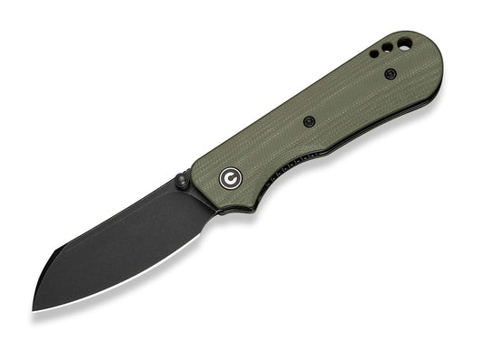 Briceag Crabby OD Green G10 Black Blade CIVIVI- Lama, G10